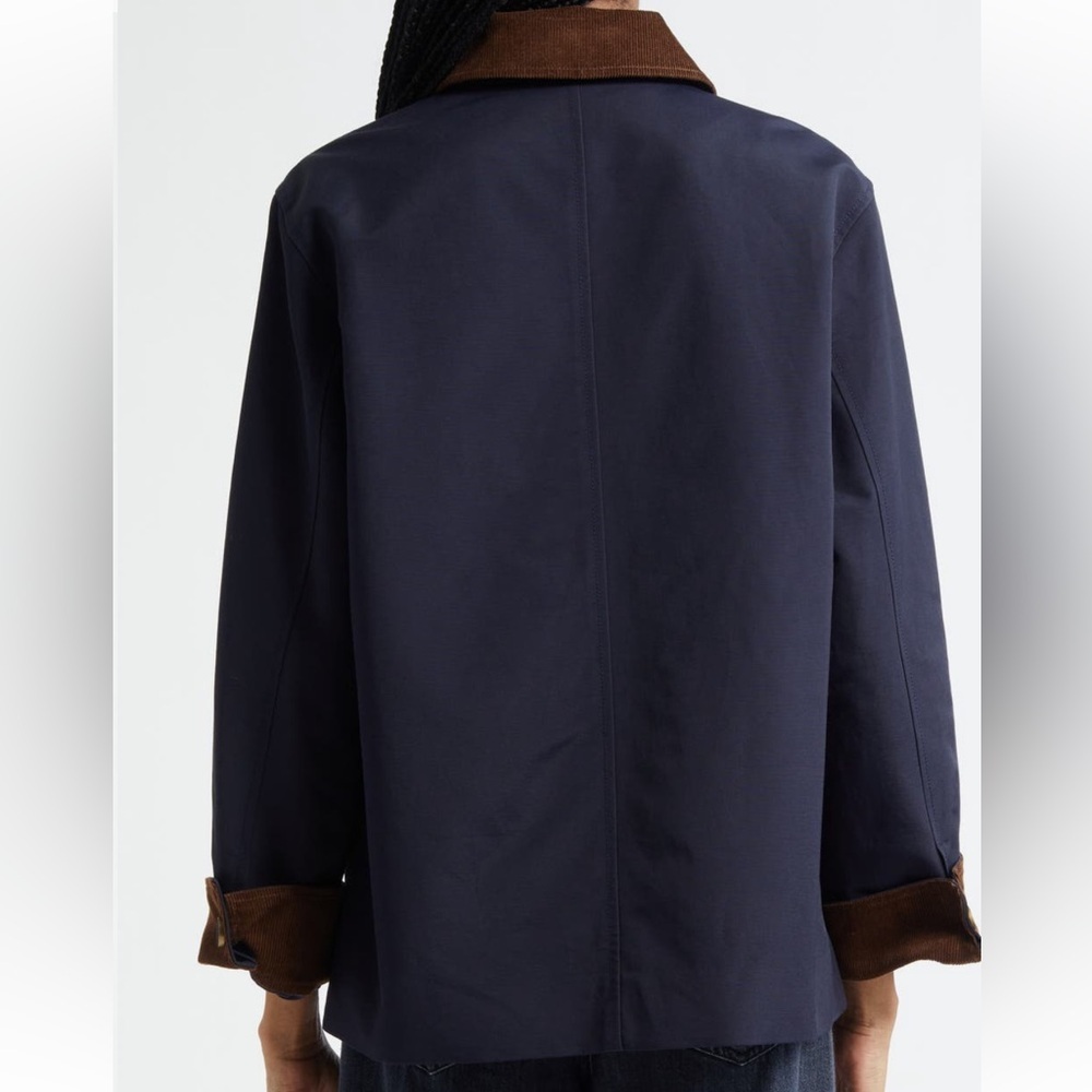 Veronica Beard Arlen Corduroy Trim Dickey Jacket - Picture 4 of 7